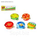 Игрушка музыкальная "Бубен", МИКС