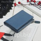 Кошелёк женский, отдел, для карт, для монет, цвет голубой