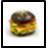 Булочка для гамбургера (темная с кунжутом), 55гр*45шт