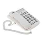 Телефон RITMIX RT-440 white, АОН, спикерфон, быстрый набор 3 номеров, автодозвон, дата, время, белый