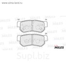 Тормозные колодки задние MILES E110178
