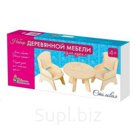Набор деревянной мебели для кукол Столовая Десятое Королевство