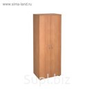 Гардероб двухдверный, 700х500х1860 мм, миланский орех