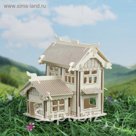 Конструктор деревянный 3D "Дом"