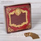 Рамка дверная в подарочной коробке "Лев", (цвет золото), 10 х 10,9 см
