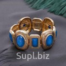 Браслет ассорти "Розалия", цвет синий