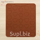 Коврик для макаронс 29х29 см "Лунопарк", ячейка 3,8х3,4 см, цвета МИКС