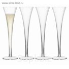 Набор из 4 бокалов-флейт для шампанского Aurelia, 200 мл