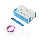 3D ручка FUNTASTIQUE RP800A ABS и PLA с дисплеем голубой пластик 3 цвета