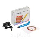 3D ручка Myriwell RP 100A ABS синий пластик 3 цвета