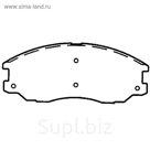 Колодки тормозные Friction Master CMX1097