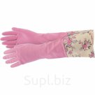 Перчатки хозяйственные латексные с манжетой, XL, Elfe, 67892