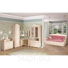 Комплект мебели для детской Алиса 2 2710х1050х2312 мм цвет кремово белый
