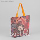 Сумка хоз Огурцы, 42*13*35, отд без молнии, красный