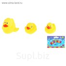 Набор игрушек для ванны «Семейка уточек», 3 шт.