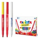 Фломастеры CARIOCA (Италия) «Magic», 20 штук, 18 цветов + 1 изменяющий цвет + 1 стирающий, картонная коробка
