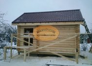 Баня 6,0х4,0 оцилиндровка диаметром 220 мм