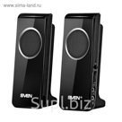 Акустическая система Sven 314, 2x2 Вт, USB, черная