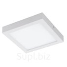 Светодиод. ультратонкая накладная панель FUEVA 1, 16,5W (LED) 4000K, 225х225, литой металл, белый/пластик, белый
