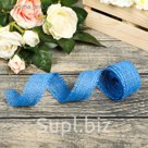 Лента упаковочная, цвет синий