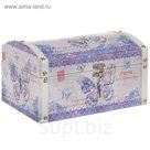 Шкатулка сундучок "Лунная бабочка" 16х23х13 см