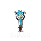 Брошь Rick and Morty Крошка Рик
