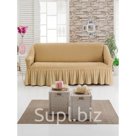 Чехол для мягкой мебели DO CO DIVAN KILIFI на диван 3 х местный цвет медовый