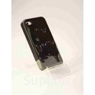 Черный чехол-накладка для iPhone 4/4s Melt Case 