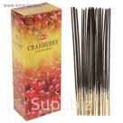 Благовония "HEM" 20 палочек угольные cranberry