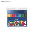 Фломастеры 20 цв STAEDTLER "Noris Club", смываемые, пластик. упак 151075