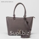 Сумка жен L-50027, 31*13*25, отд с пер на молнии, н/карман, серый