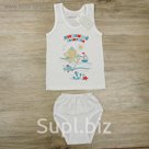 Комплект: майка, трусы Collorista "Любимый сыночек" рост 86-92 см (28), 1-2 года