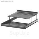 Выдвижная полка для обуви КОМПЛИМЕНТ, темно-серый, 50x58 см
