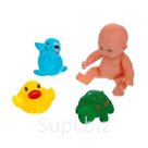 Игрушки для ванны Малыш и его друзья набор 4 шт МИКС
