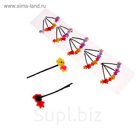 Невидимки для волос "Мини-радуга" мишка (набор 20 шт.), микс