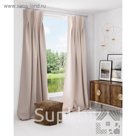 Шторы «Грейси», размер 150х260 см-2 шт, цвет капучино