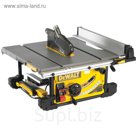 Пила настольная DeWalt DWE7491, 2000Вт, 3800об/мин, 250х30мм, стол 670х630мм, 26.6кг