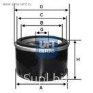 Фильтр масляный UFI 2312700
