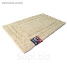 Коврик с гладким ворсом, размер 50х80 см, молочный 1200-1