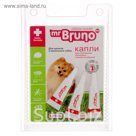Био-Капли репеллентные Mr.Bruno для щенков и мелких собак весом менее 10 кг, 3 х 1 мл