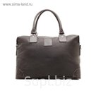 Сумка дорожная на молнии, 1 отд, н/кожа, коричневый (MT-DRS01-K002-S)