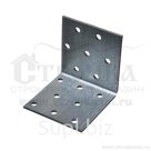 Уголок крепежный оцинкованный равносторонний KUR 50х50х40х2 мм