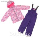 Комплект для девочки (куртка, полукомбинезон), рост 140 см, цвет розовый S17343