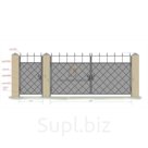 Кованые ворота и калитка 28