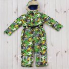 Комбинезон для мальчика ТЕДДИ рост 110 см цвет зеленый белый Д 315