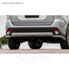 Защита заднего бампера Mitsubishi Outlander 2015-, d57 уголки