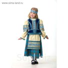 Народный костюм для девочки, р-р 32, рост 122 см