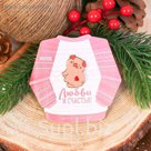 Значок металлический "Любви и счастья"