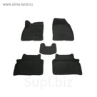 Коврик 3D в салон BORATEX для Ford EcoSport черные 2012-