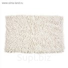 Коврик 51х80 Basics White, цвет белый